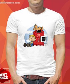 Premium Charlie And Snoopy Fallout Friends T-Shirt
