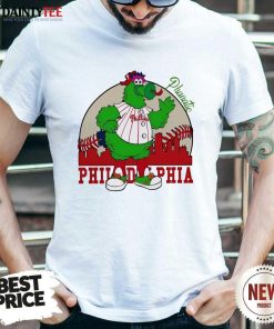 Premium Cute Mascot Phanatic Philadelphia Phillies T-Shirt