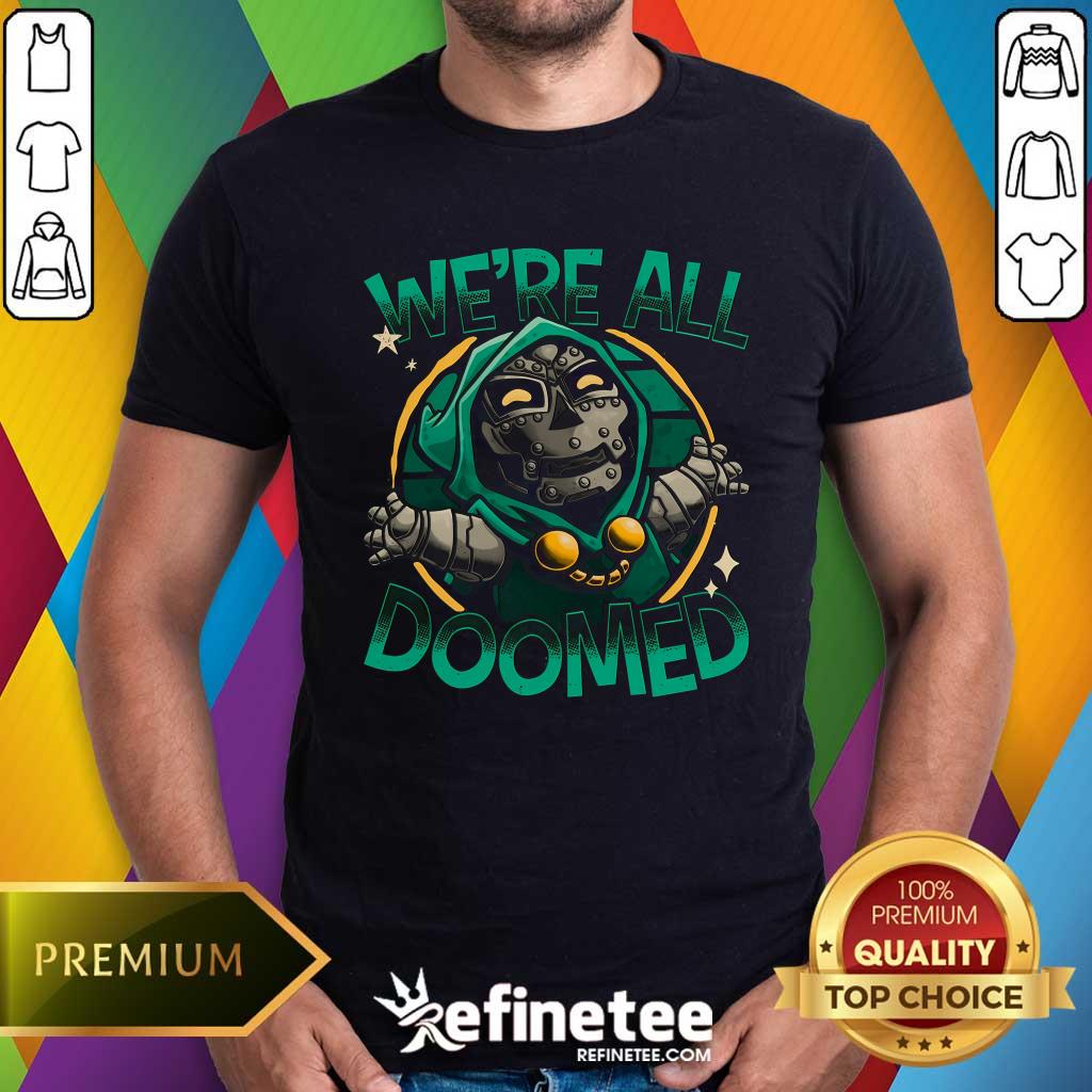 Premium Cute We're All Doomed MF Doom T-Shirt