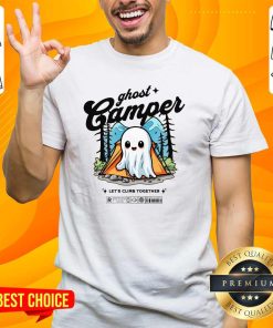 Premium Ghost Camper Little Ghost Camping Together T-Shirt