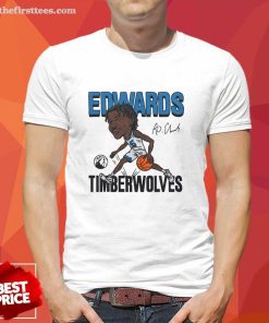 Premium Minnesota Timberwolves Anthony Edwards Signature T-Shirt