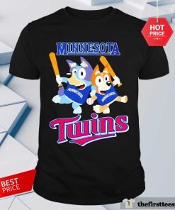 Premium Minnesota Twins Bluey And Bingo T-Shirt