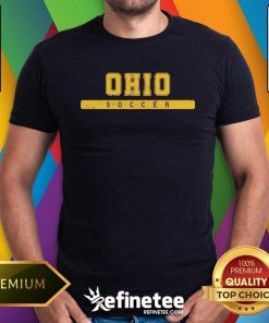 Premium Ohio Soccer Yellow Vintage T-Shirt