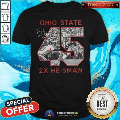 Premium Ohio State Archie Griffin 2X Heisman T-Shirt