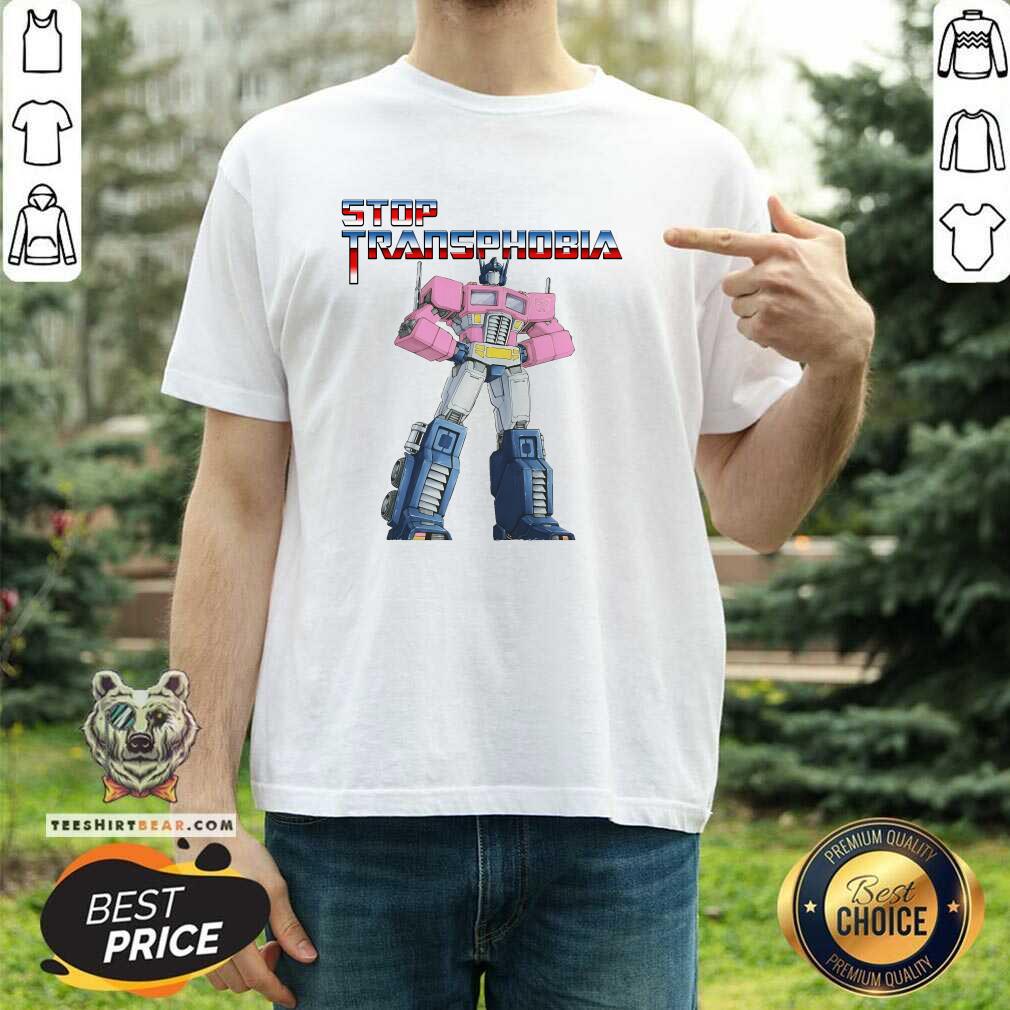 Shirt Premium Transformer Stop Transphobia T-Shirt