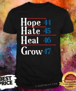 Premium Womens Vintage USA Hope Hate Heal Grow 2024 T-Shirt