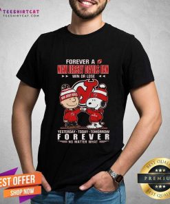 Pretty A New Jersey Devils Fan Yesterday Today Tomorrow Forever T-Shirt