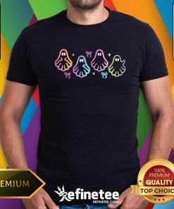Pretty Coquette Halloween Ghost Neon T-Shirt