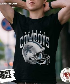Pretty Dallas Cowboys Gradient Helmet T-Shirt