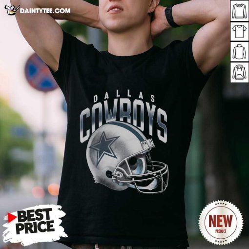 Pretty Dallas Cowboys Gradient Helmet T-Shirt