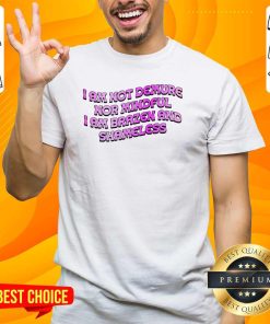 Pretty I Am Not Demure Nor Mindful T-Shirt