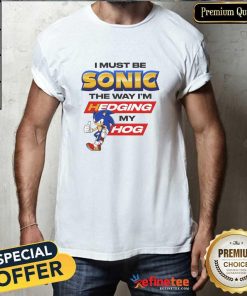 Pretty I Must Be Sonic The Way I'm Hedging My Hog T-Shirt