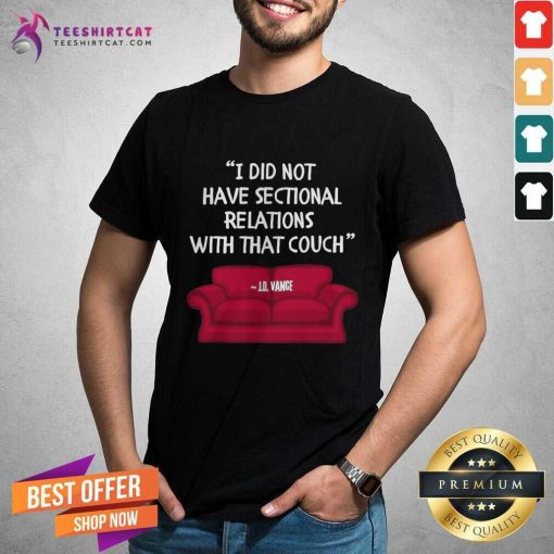 Pretty JD Vance Couch T-Shirt