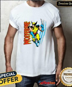 Pretty Marvel X-Men Wolverine Vintage Claw Slice Graphic T-Shirt