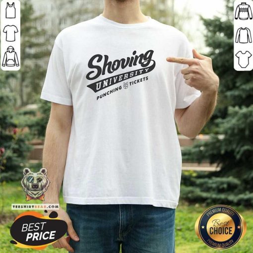 Pretty Paul Skenes Wearing Shoving University Punching Tickets T-Shirt