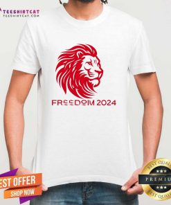 Pretty Red Lion Freedom 2024 T-Shirt
