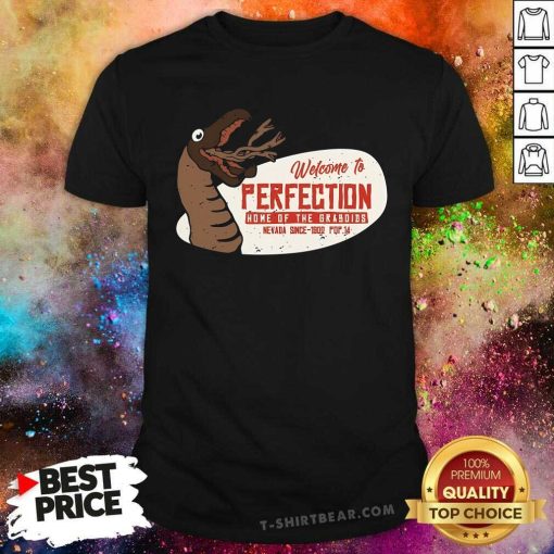 Pretty Welcome To Perfection Home Of The Graboids T-Shirt