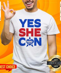 Pretty Yes She Can USA Joy Obama Kamala Harris 2024 Harris Walz T-Shirt