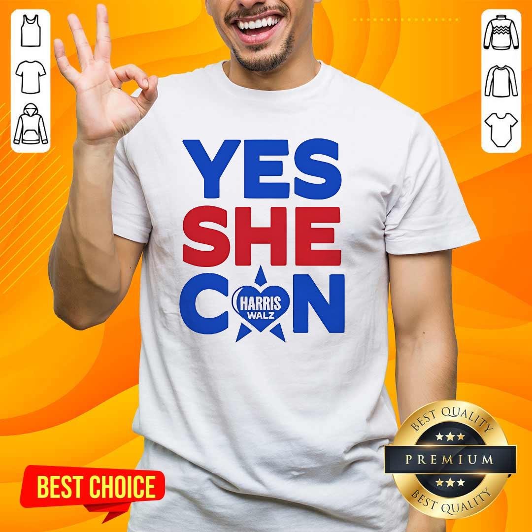 Shirt Pretty Yes She Can USA Joy Obama Kamala Harris 2024 Harris Walz T-Shirt
