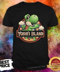 Pretty Yoshi's Island Green Dinosaur Island T-Shirt
