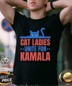 Top Cat Ladies Unite For Kamala Vote Blue T-Shirt