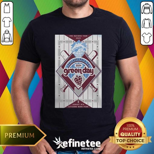 Top Green Day August 9 2024 Citizens Bank Park In Philadelphia PA T-Shirt