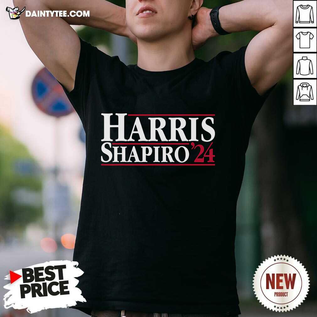 Shirt Top Harris Shapiro 24 Support President Kamala T-Shirt