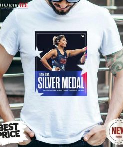 Top Kennedy Blades Team USA Silver Medal Women’s Olympic Paris T-Shirt