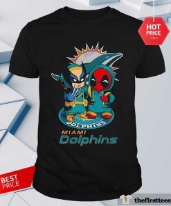 Top Miami Dolphins X Deadpool And Wolverine Fan Lovers 2024 T-Shirt