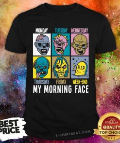 Top Morning Face Zombies T-Shirt