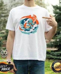 Top Pokemon Squirtle Water Starter Paint T-Shirt