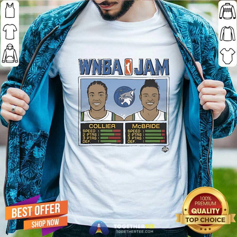 Shirt Top WNBA Jam Lynx Collier And McBride T-Shirt