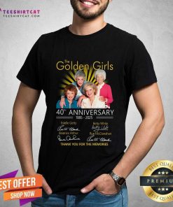 Awesome The Golden Girls 40th Anniversary 1985-2025 T-Shirt