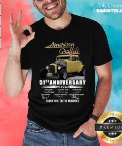 Awesome American Graffiti 51st Anniversary For The Memories T-Shirt