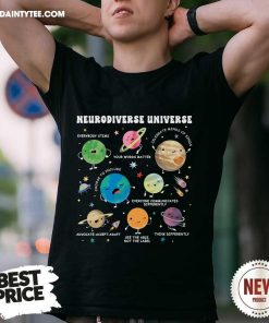 Awesome Autism Awareness Neurodiverse Universe Teacher T-Shirt