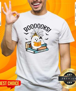 Awesome Cute Halloween Boooooks Teacher T-Shirt