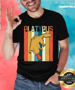 Awesome Cute Platypus Zookeeper Marine T-Shirt