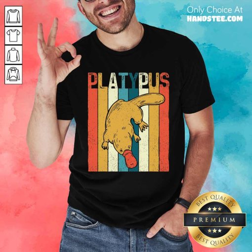 Awesome Cute Platypus Zookeeper Marine T-Shirt