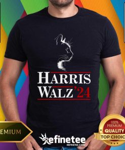 Awesome Harris Walz 2024 Cat Election Tim Kamala T-Shirt
