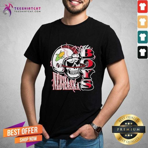 Awesome Nebraska Cornhuskers The Boys Lightning T-Shirt