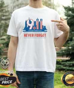 Awesome Never Forget September 11 2001 Memorial Day American Flag T-Shirt
