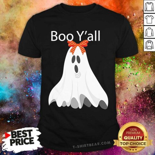 Awesome Preppy Polkadot Boo Y'all Ghost T-Shirt