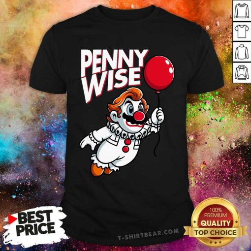 Awesome Super Mario Pennywise It T-Shirt