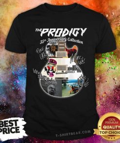 Awesome The Prodigy 35th Anniversary Collection Signature T-Shirt