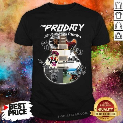 Awesome The Prodigy 35th Anniversary Collection Signature T-Shirt