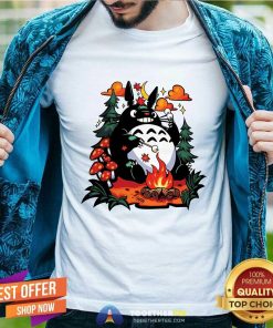 Awesome Totoro Camping With My Neighbor T-Shirt