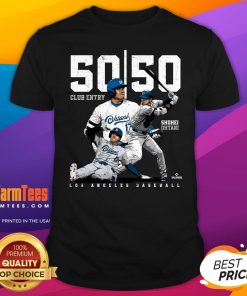 Best Ohtani Historic 50-50 Club Entry Shohei Ohtani MLBPA T-Shirt