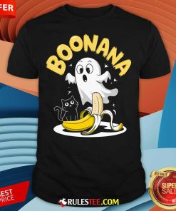 Cute Boonana Ghost And Banana Cat T-Shirt