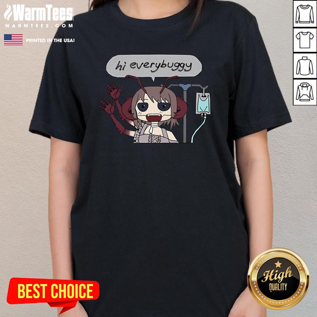 Ladies-Tee Cute Vesper Greetings Hi Everybuggy Ladies-Tee