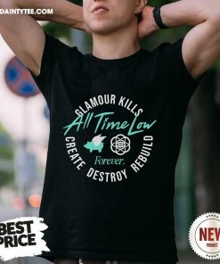 Funny All Time Low X Glamour Kills Forever T-Shirt
